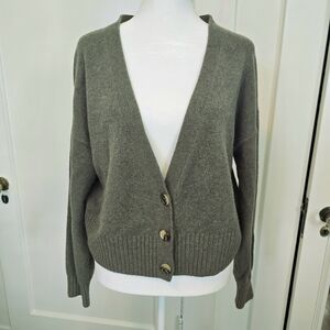 GAP Olive Cardigan Sweater for Women